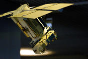Макет спутника ГЛОНАСС - ключевой символ конференции