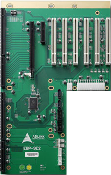 EBP-9E2. Объединительная плата со слотами 1х PICMG, 1х PCI-E x16, 1х PCI-E x4, 6х PCI
