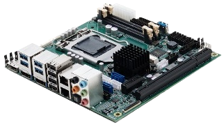 AmITX-SL-G. Встраиваемая материнская плата форм-фактора Mini-ITX с процессорами Intel Core i7/i5/i3, Pentium и Celeron