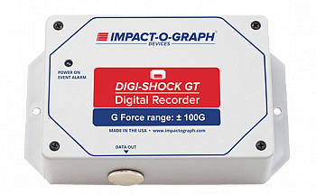 Digital impact and temperature recorder, DIGI-SHOCK