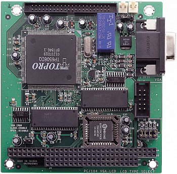 ICOP-2811. Модуль VGA/LCD в форм-факторе PC/104