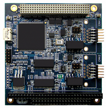 Плата CAN интерфейса с двумя независимыми контроллерами SJA1000 с оптоизоляцией