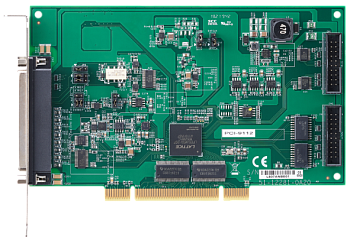 PCI-9112. 16-канальная 12-битная многофункциональная плата УСО с частотой дискретизации 110 кГц