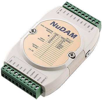 ND-6117. Модуль удаленного ввода-вывода протокола Modbus с 8 аналоговыми вводами RS-485