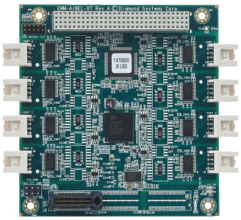Emerald-MM-8E/EL, Модуль последовательного ввода-вывода форм-фактора PCI/104-Express с 4/8 портами и оптоизоляцией