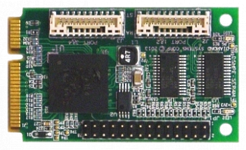 Модуль расширения ввода вывода PCIe MiniCard с 4 высокоскоростными последовательными портами DS-MPE-SER4M