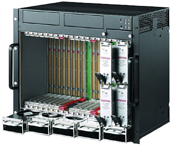 cPCIS-3320. Шасси высотой 9U для двух систем CompactPCI с источниками питания с резервированием