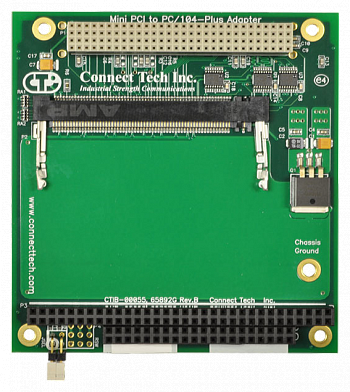 Плата переходник PC/104-Plus - Mini PCI