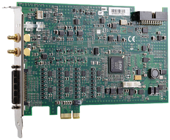 PCIe-7350. 32-канальная высокоскоростная плата цифрового ввода-вывода 50 МГц