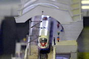«Сапсан» в виде макета. Фрагмент Выставочного центра в здании Рижского вокзала
