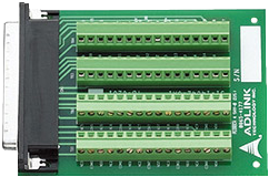 TB-6201-01/TB-6221-01/TB-6231-01. Выводной щиток общего назначения/мультиплексора/матричного переключателя с 62-контактным разъемом D-sub