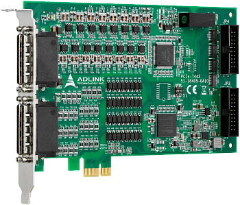 PCIe-7442. 128-канальные платы PCIe с изолированным цифровым вводом-выводом высокой плотности
