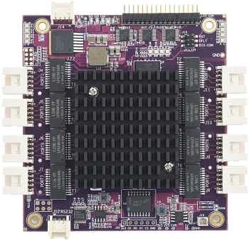 Администрируемый 8-портовый коммутатор Gigabit Ethernet EPS-8130 с радиатором охлаждения